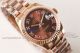Ladies Rolex Datejust Rose Gold Brown Dial Copy Watches (2)_th.jpg